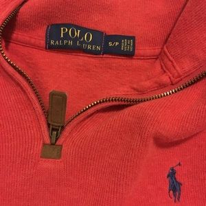 Polo Ralph Lauren Quarter Zip Pink Sweater